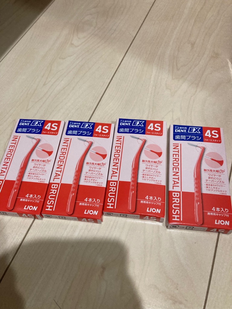 LION ライオン DENT.EX 歯間ブラシ サイズが選べる4箱（4個