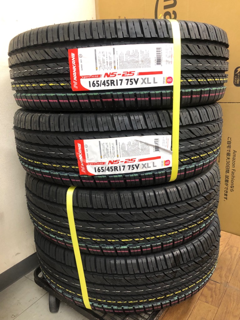 165/45R17 NANKANG ナンカンタイヤ NS-25 4本 ほぼ新品 NANKANG NS-25 165/45R17 75V XL ナンカン サマータイヤ : FEEL