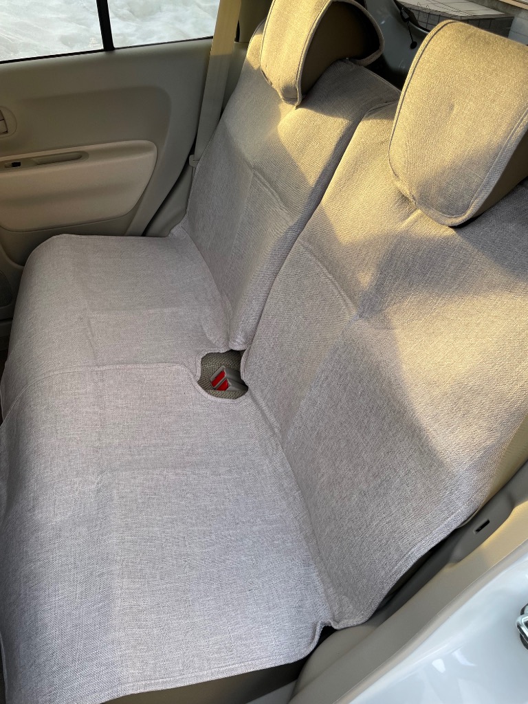 錦産業 シートカバー 軽自動車用 車 汎用 Calm セット リア