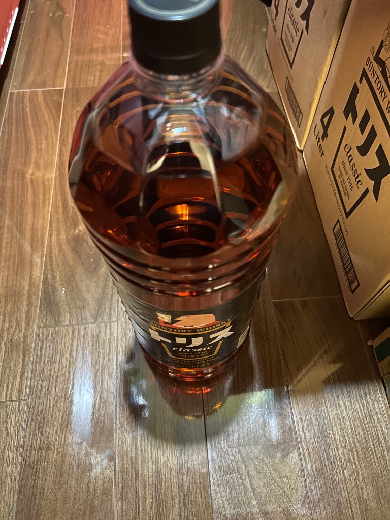 トリス ウイスキー サントリー 37度 4000ml（4L） 4本 1ケース ペット