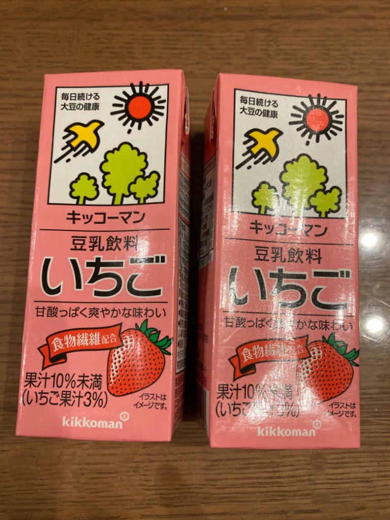 キッコーマン豆乳 キッコーマン 豆乳飲料 いちご 200ml 紙パック