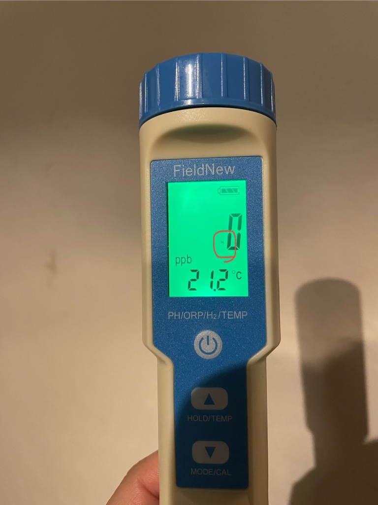 還元くん公認 ORP 水質測定器 4 in 1 ORP/H2/PH/温度 6カ月保証