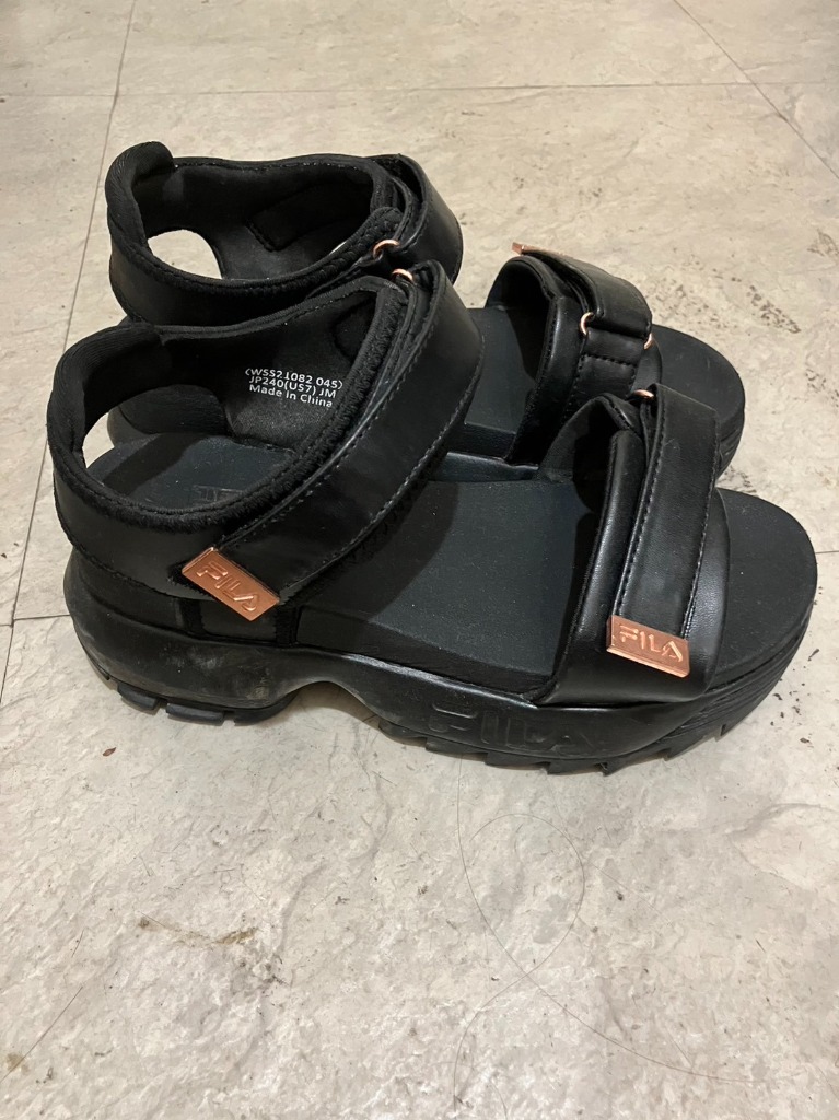 【美品】Ferragamo ファブリック ローファーサンダル FERRAGAMO フェラガモ ローファー オックスフォード ガンチーニ