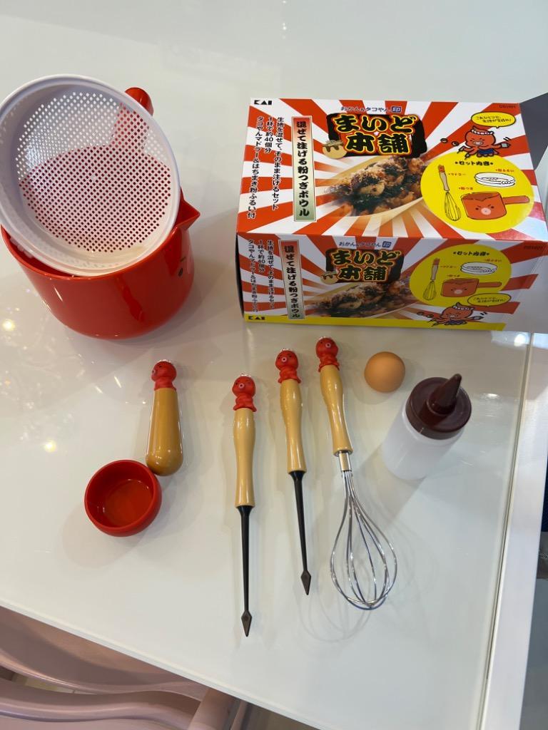【数量限定】貝印 KAI たこ焼き ツール 5点セット ピック 2本 キッチンペ Amazon.co.jp: 貝印 KAI たこ焼き ツール 5点セット ピック 2本