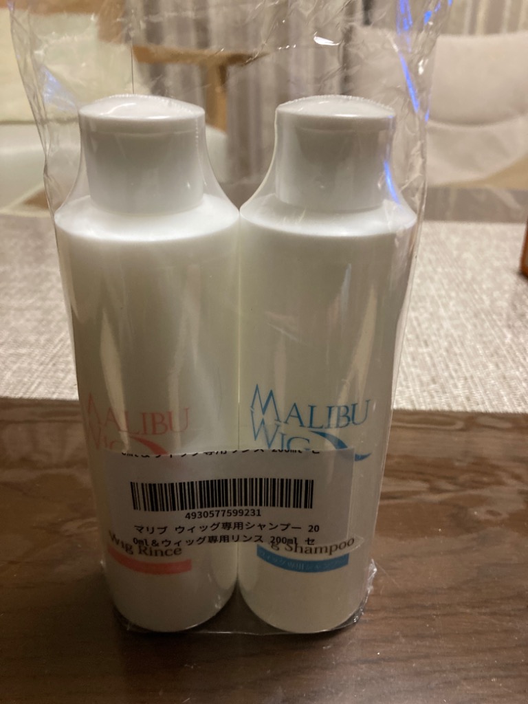 Malibu マリブ ウィッグ専用シャンプー 200ml＆ウィッグ専用リンス 200ml セット : 10000719 : ファインコスメセレクション  - 通販 - Yahoo!ショッピング