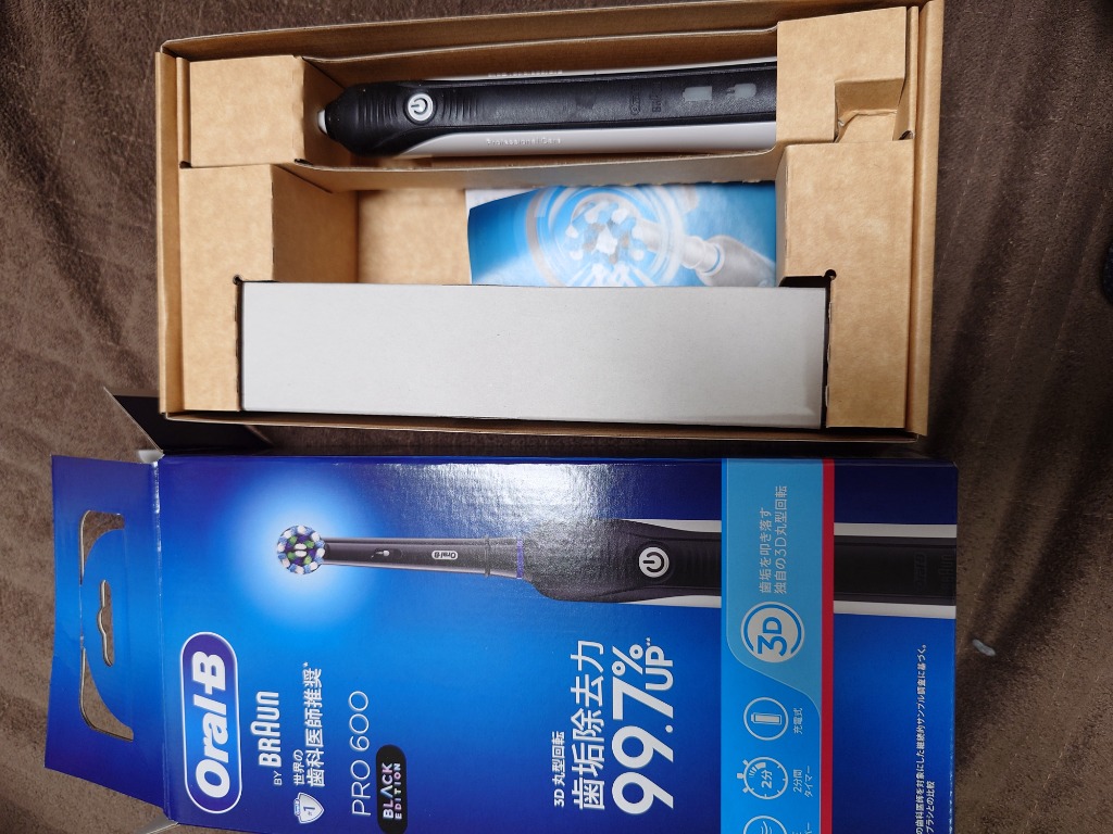 ブラウンオーラルB PRO600 ブラックエディション Z 3個 Amazon.co.jp: SHINTECH ブラウン オーラルB PRO600 電動