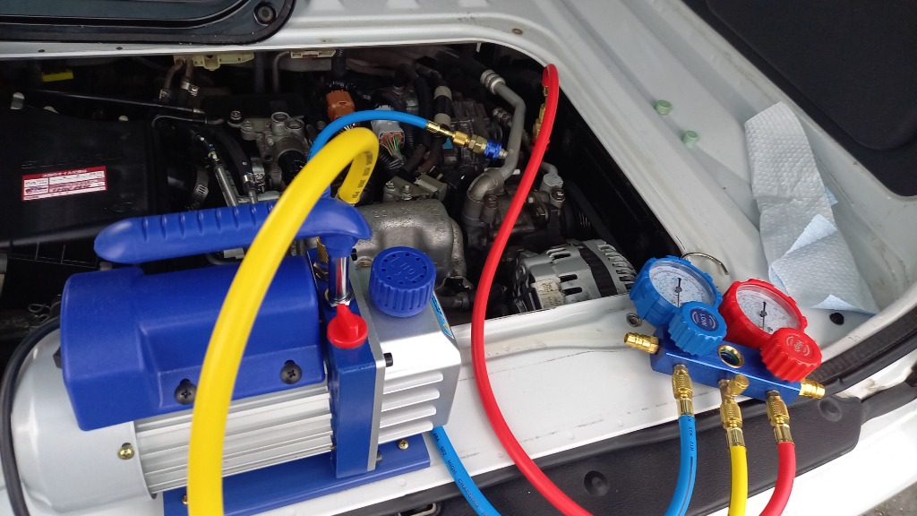 エアコン 工事 汎用 車 電動 エアコンチャージキット エアコン エアコン 工事 汎用 車 電動 エアコンチャージキット エアコン