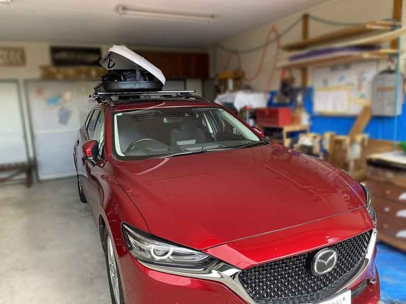 ルーフボックス 取付金具 鍵付き 車用 汎用 300L 車載 デュアル