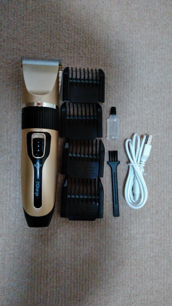 バリカン 散髪 充電式 電動 USB メンズ アタッチメント 4種類 家庭用 大人用 子ども用 0.8〜12mm 自宅 坊主 スポーツ刈り  ツーブロック ny153 :ny153:Fkstyle 通販 