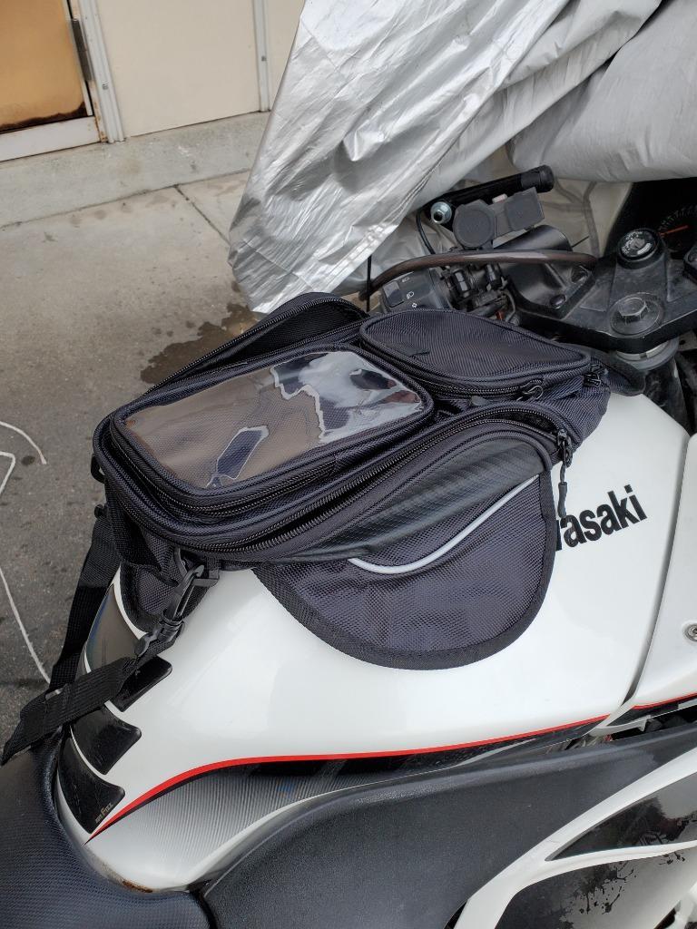バイク タンクバッグ 強力 マグネット 大容量 レインカバー 磁石 