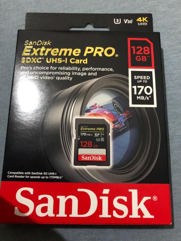 128GB SDXCカード SDカード SanDisk サンディスク Extreme Pro UHS-I U3 V30 4K R:170MB/s  W:90MB/s 海外リテール SDSDXXY-128G-GN4IN ◇メ :0619659170325:風見鶏 - 通販 - Yahoo!ショッピング