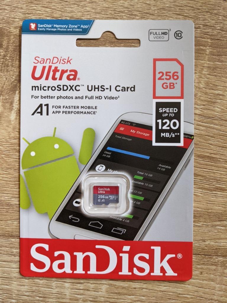 256GB microSDXCカード マイクロSD SanDisk サンディスク Ultra Class10 UHS-I A1 R:120MB/s  海外リテール SDSQUA4-256G-GN6MN ◇メ :0619659181680:風見鶏 - 通販 - Yahoo!ショッピング