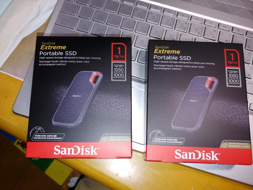 1TB 外付SSD ポータブルSSD USB3.2 Gen2 SanDisk サンディスク Extreme R:1050MB/s W