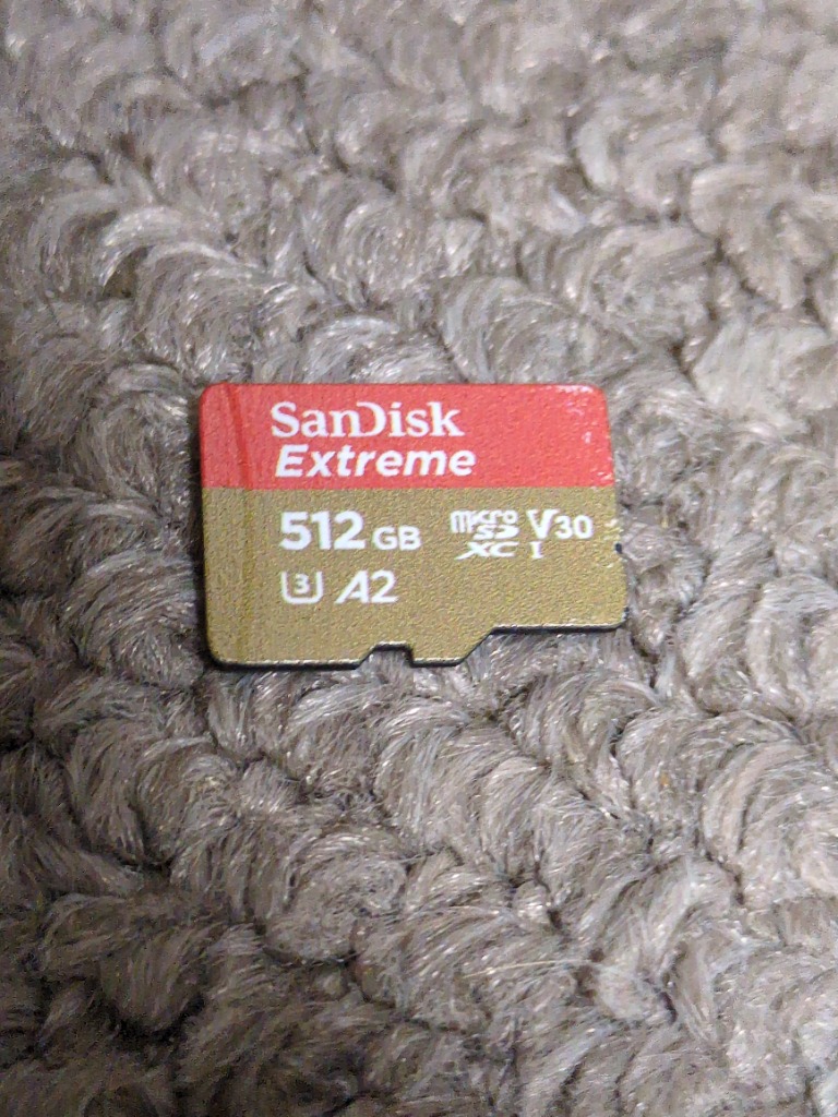 Extreme 512GB microSDXCカード マイクロSD SanDisk サン