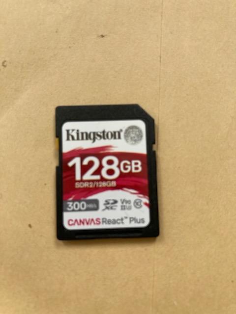 128GB SDXCカード UHS-II SDカード Kingston キングストン Canvas 