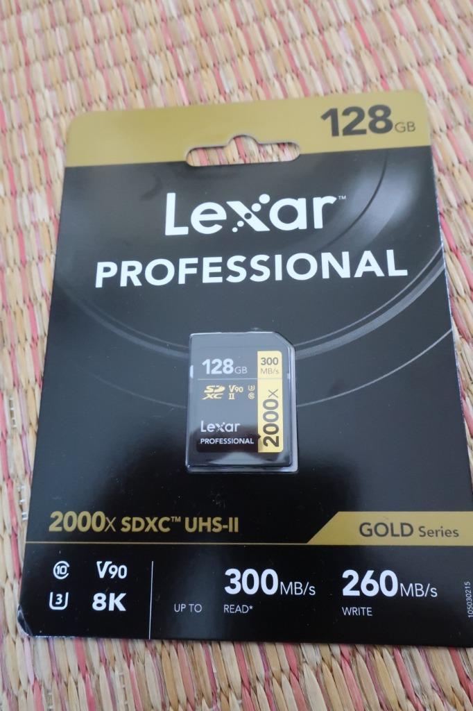 128GB SDXCカード SDカード Lexar レキサー Professional 2000x