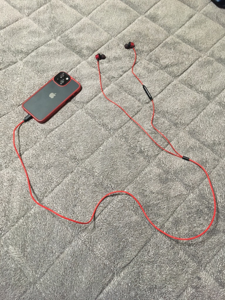 VERTEX STYLE apple ライセンス商品 ライトニングイヤホン VTH-AP02 RD