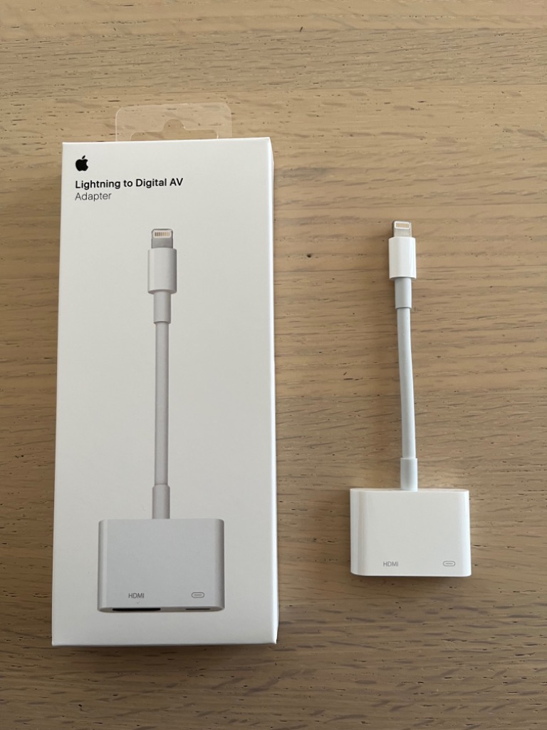 Apple Lightning - Digital AVアダプタ HDMI変換ケーブル iPhone・iPad