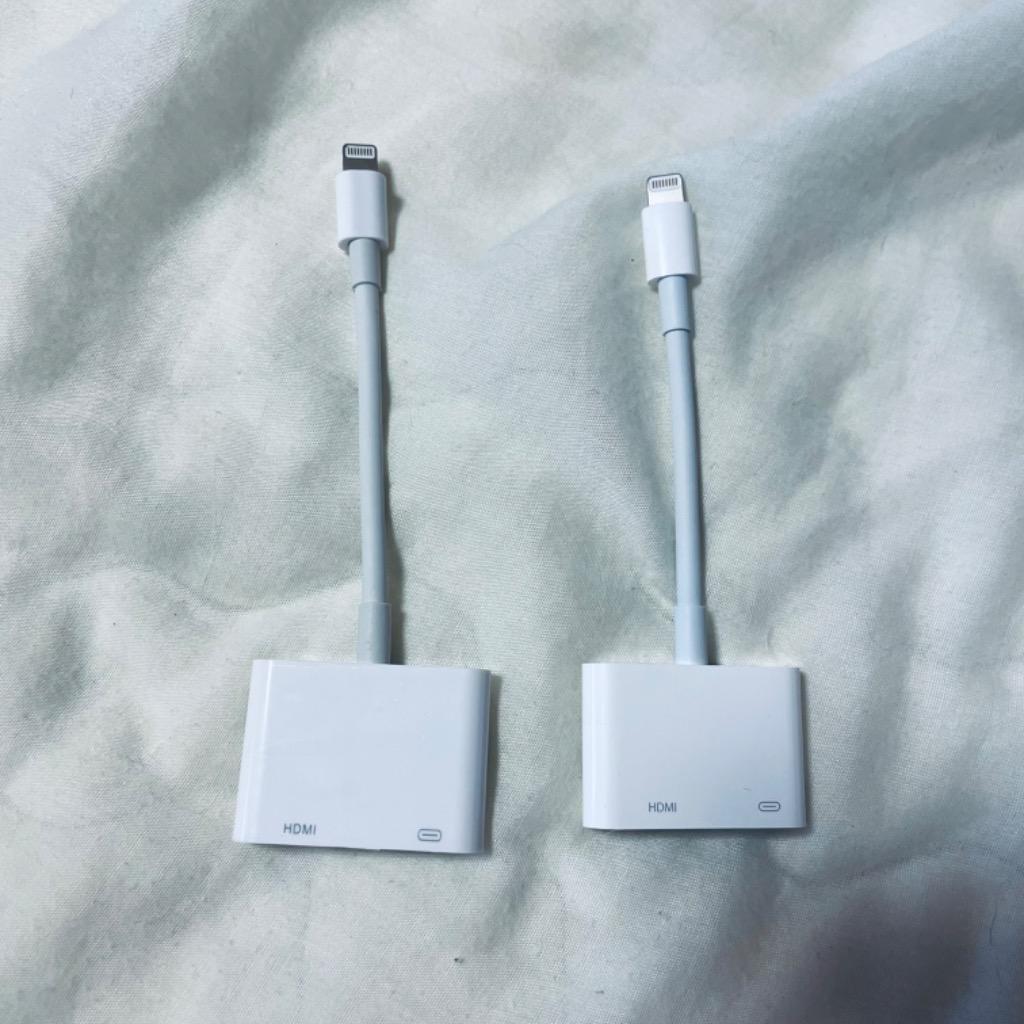 Apple Lightning - Digital AVアダプタ HDMI変換ケーブル iPhone・iPad