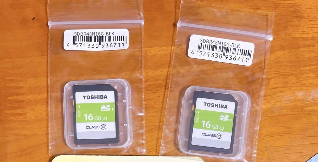 16GB SDHCカード SDカード TOSHIBA 東芝 CLASS10 UHS-1 R:48MB/s ミニケース入 バルク  SDBR48N16G-BLK ◇メ :4571330936711:風見鶏 - 通販 - Yahoo!ショッピング