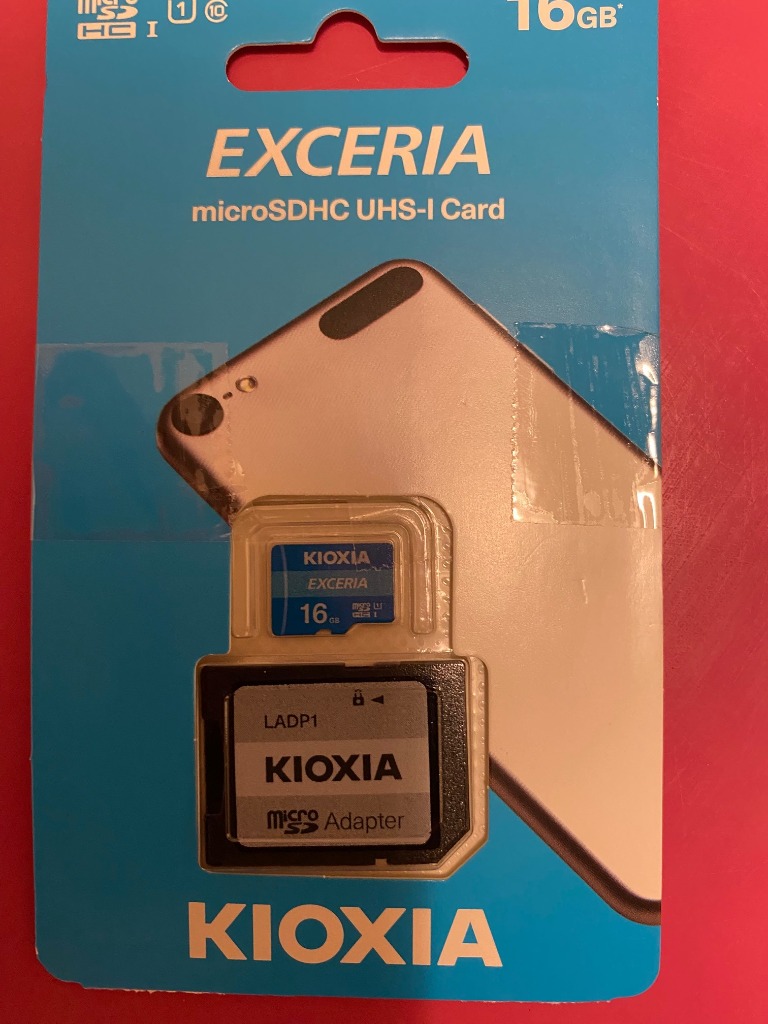 16GB microSDHCカード マイクロSD KIOXIA キオクシア EXCERIA CLASS10 