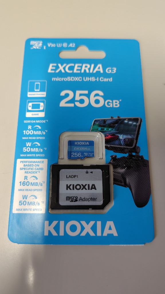 EXCERIA PLUS マイクロSDカード 256GB microSDXC G3 KIOXIA キオクシア