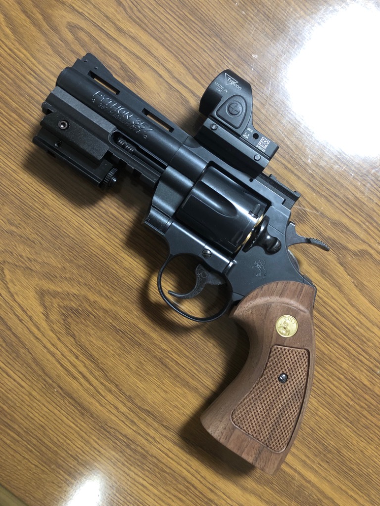 東京マルイ コルトパイソン.357対応 集光ファイバーサイト付20mm