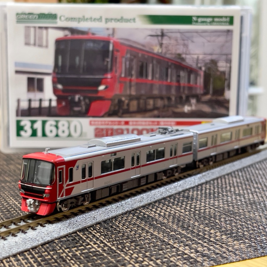 Nゲージ 名鉄 9100系 基本2両編成セット 動力付き 鉄道模型 プラレール