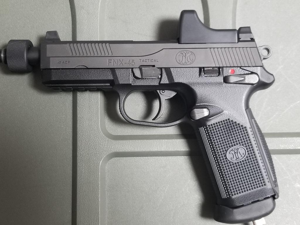 [RMR搭載可] FNX-45 Tactical Black ガスブローバック 東京マルイ 】ガスブローバック ハンドガン FNX-45タクティカル