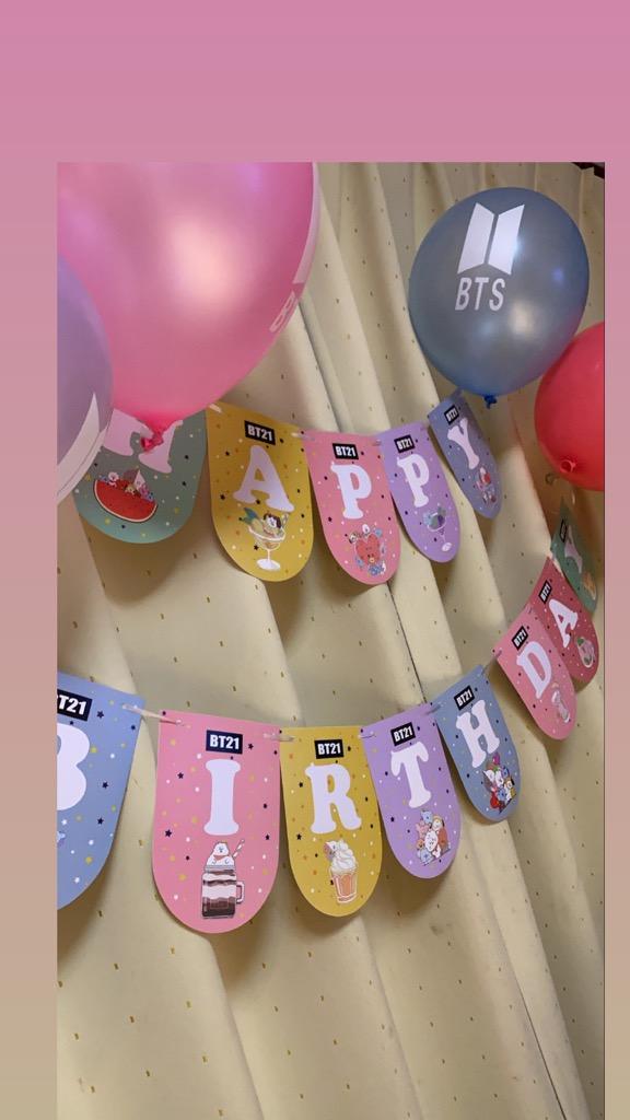 翌日発送 BT21 防弾少年団 BTSグッズ お誕生日 飾り付け バースデー バナー バルーン ケーキトッパー セット バースデーガーランド 小物  人気 女 男 学生 成人 :bt21party:アル専門店 - 通販 - Yahoo!ショッピング