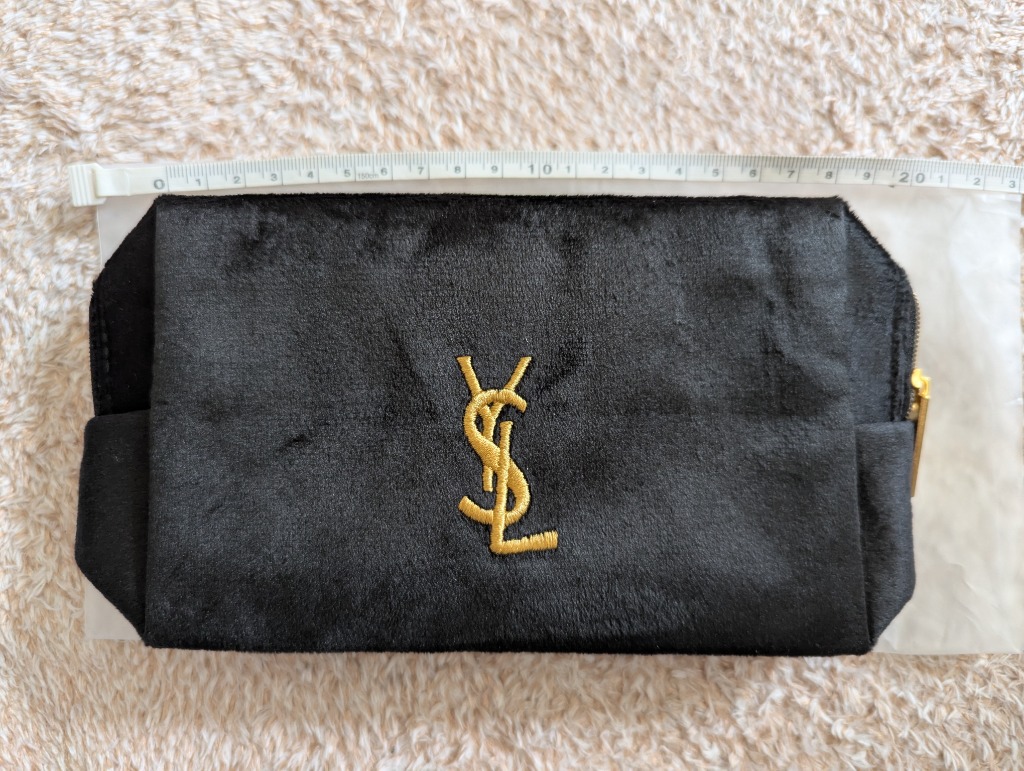 イヴサンローラン ポーチ 送料無料 ノベルティ YVES SAINT LAURENT コスメポーチ イブサンローラン ノベルティ ブラック