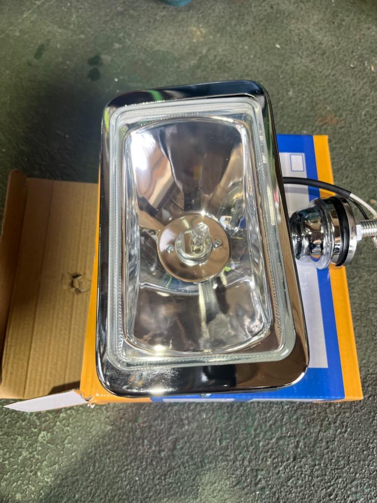 24V オフロード用 ハロゲンフォグ H3 55w 角型クリアレンズ