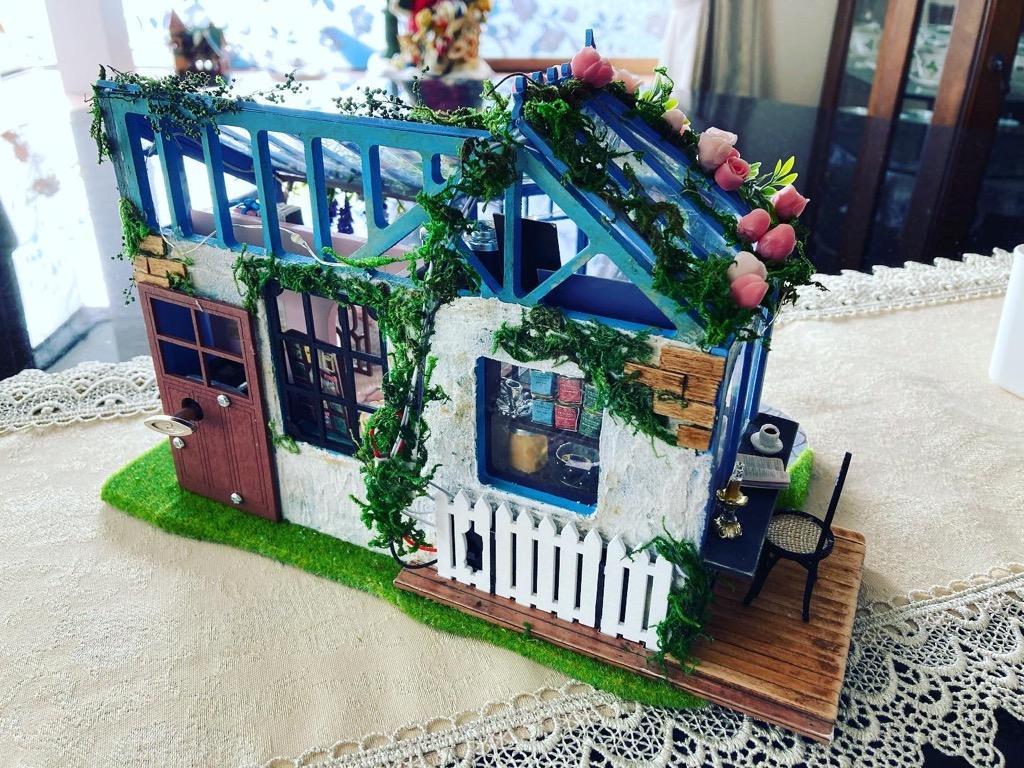 ドールハウス 手作り キット セット ミニチュア ROSE GARDEN TEA