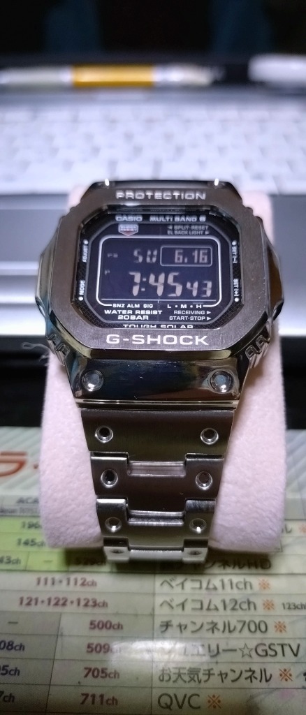 G-SHOCK 時計ベルト ステンレス ベゼルとバンド GX56BB/GXW-56 汎用品 全9タイプ