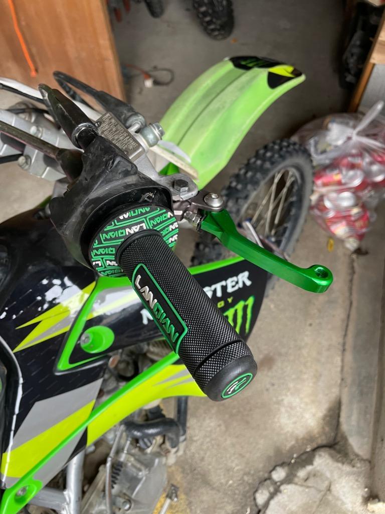 カワサキオートバイダートバイクピボットブレーキクラッチレバー