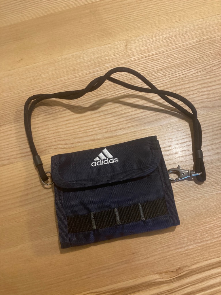 【希少】adidas 90s 携帯ストラップ 3本セット 未使用 袋入り adidas 財布 三つ折り ネックストラップ付き アディダス