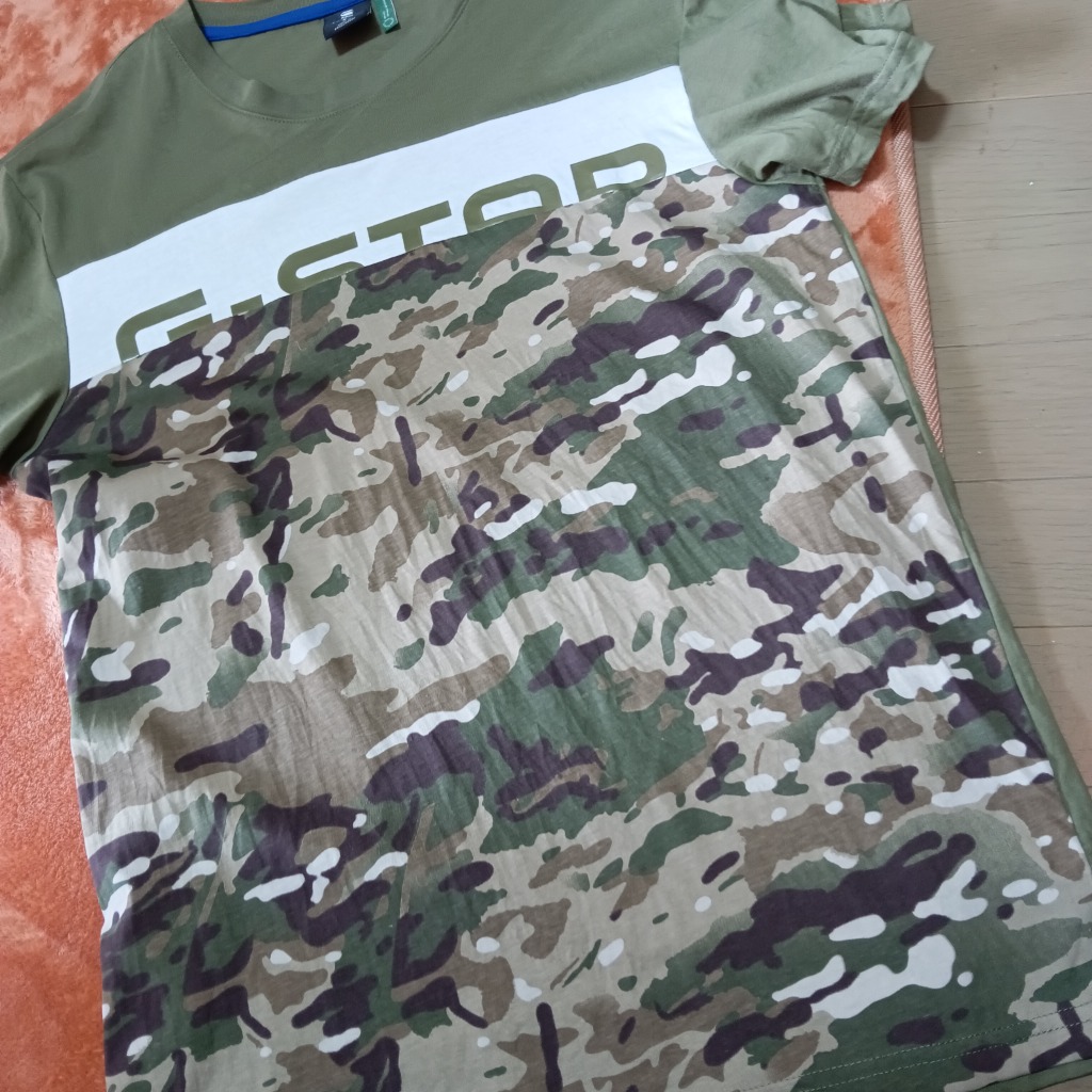 G-STAR RAW ジースター ロウ Tシャツ カモ柄 迷彩柄 半袖 D12997