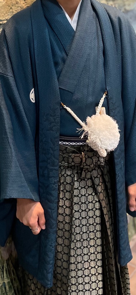 紋付 袴 レンタル 羽織袴 身長165cm〜172cm 卒業式 結婚式 成人