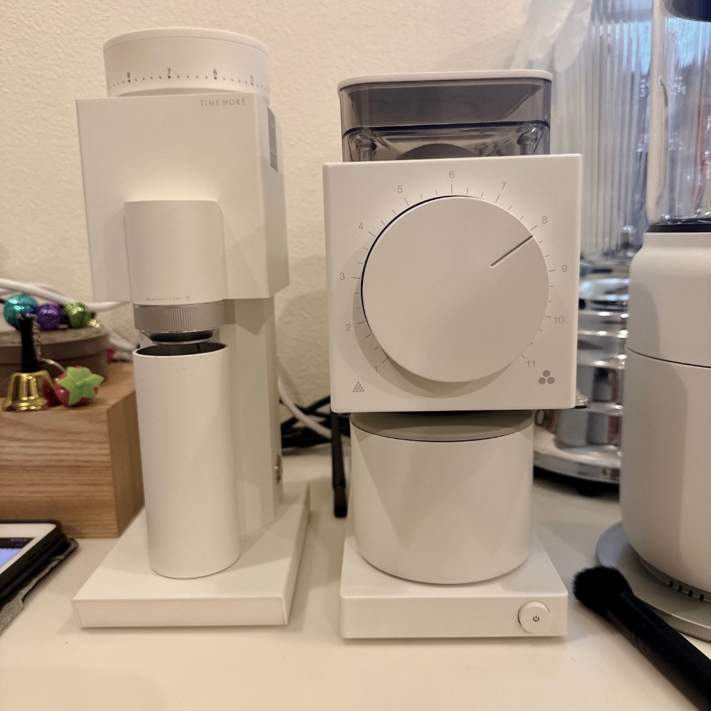 TIMEMORE(タイムモア)Bricks 01s 電動コーヒーグラインダー ホワイト 
