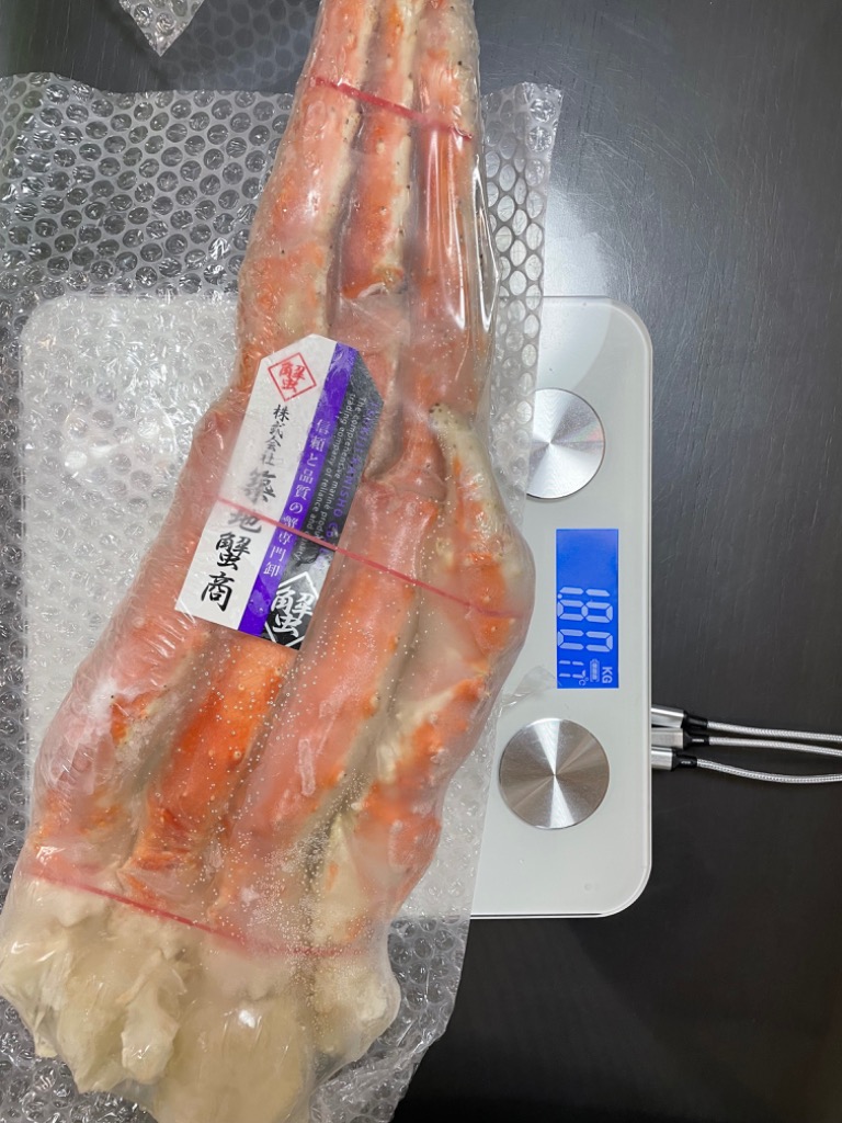 超特大 ボイルタラバガニ 7Lサイズ 1肩 約1.4kg (正味重量約1.1