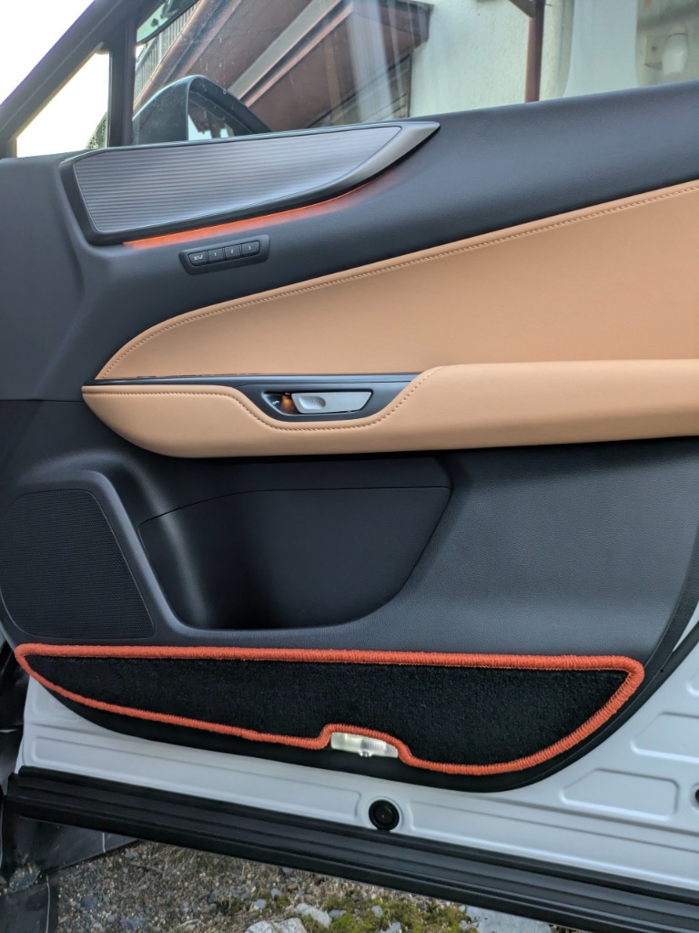 レクサス 新型 NX 20系 ドアプロテクトマット (スタンダード