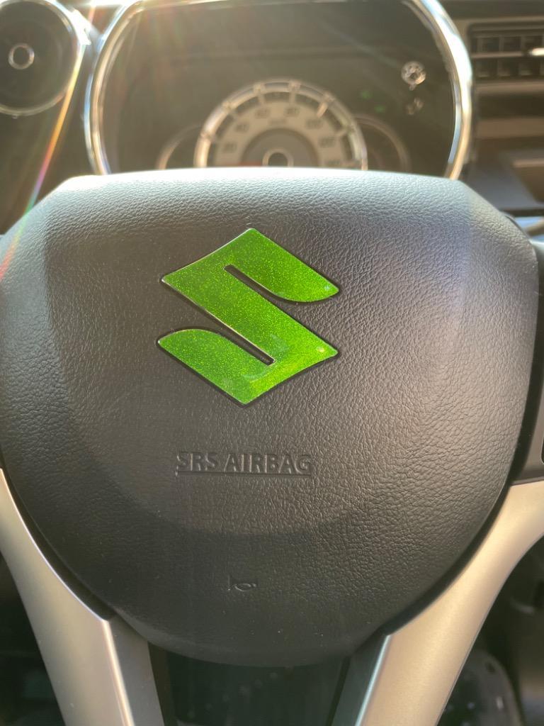BATBERRYエンブレムフィルム[EFZ05m] スズキマーク ステアリング スペーシア MK53S ステアリング用 メタリックライトグリーン  :memb-z05-spacia53-lightgree:フジプランニング - 通販 - Yahoo!ショッピング