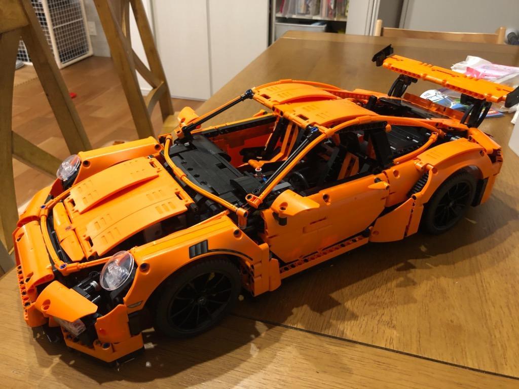 欠品破損完全補償 レゴ 互換品 ポルシェ911 GT3 RS オレンジ