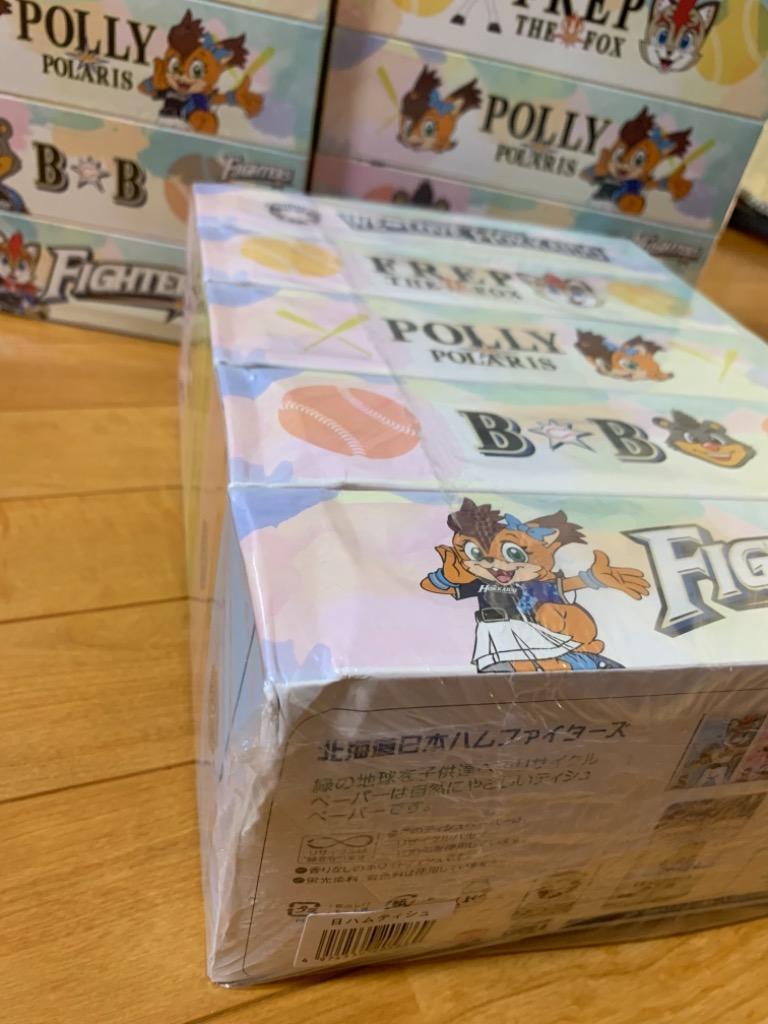 ファイターズの箱ティッシュ 2ヵ月毎定期便】北海道日本ハムファイターズ ボックスティッシュ