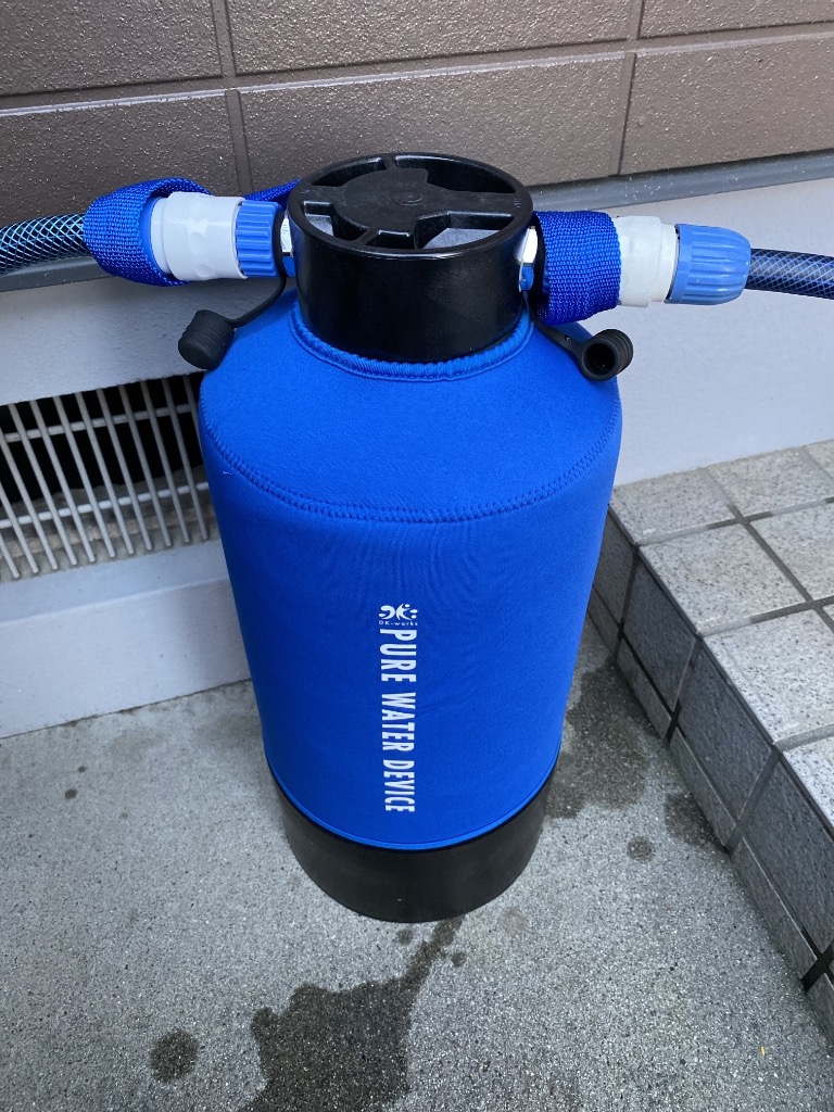 ふるさと納税 洗車用 純水器 10L (イオン交換樹脂) 取ってベルト