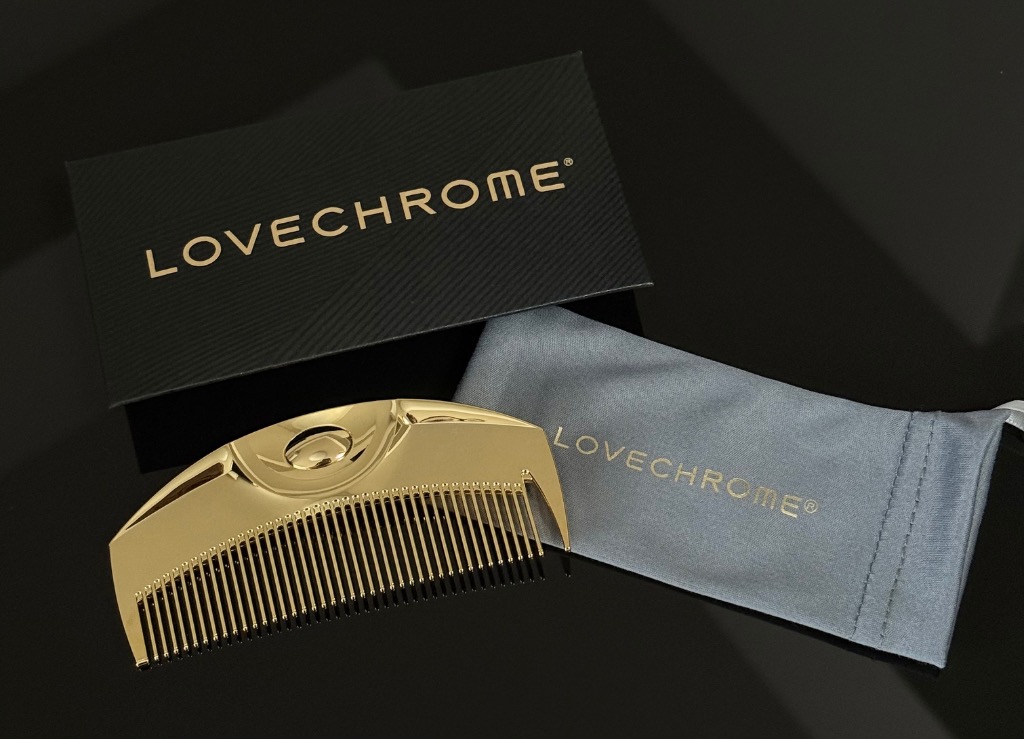 新品未使用 LOVECHROME ゴールドコーム 巾着袋付き Amazon | ラブクロム K24GPツキ ローズ ゴールド [公式ショップ