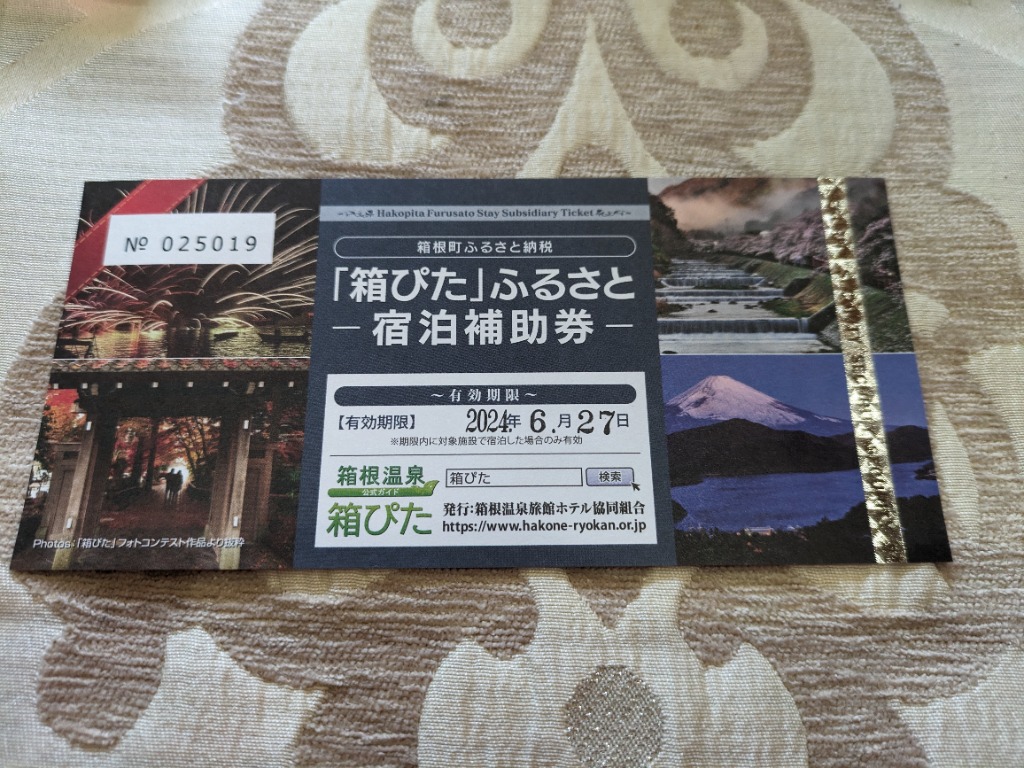 ふるさと納税 神奈川県 箱根町 【箱根町】箱ぴたふるさと宿泊補助券