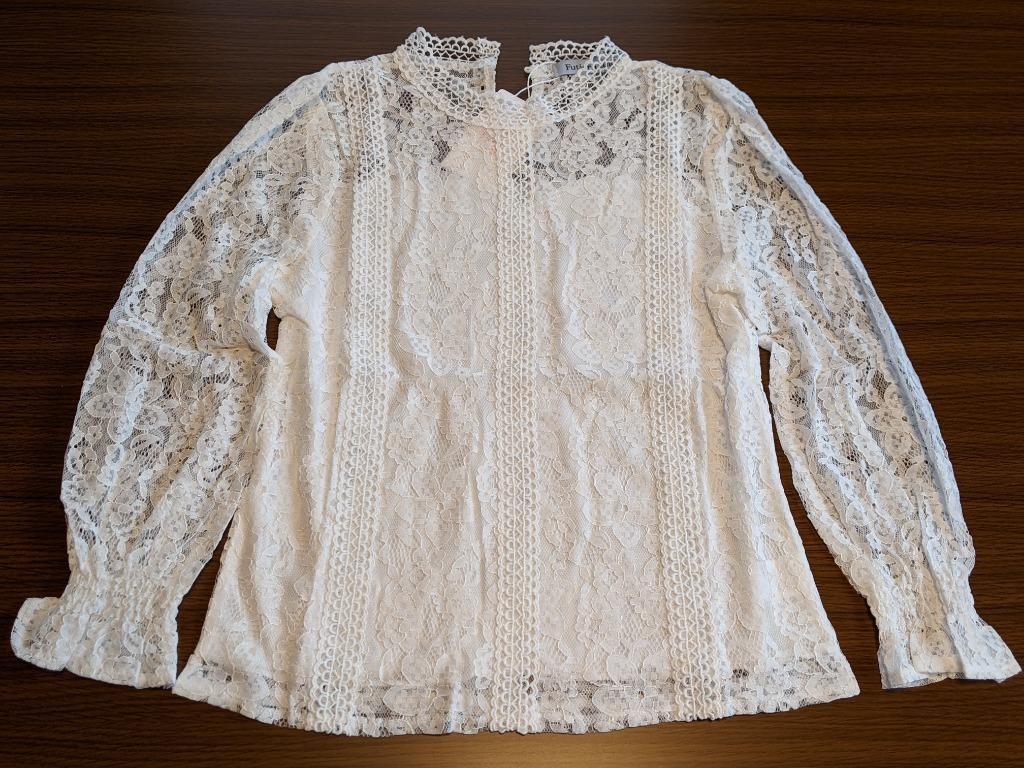Futier Land レース レディース トップス シャツ ブラウス 裏地