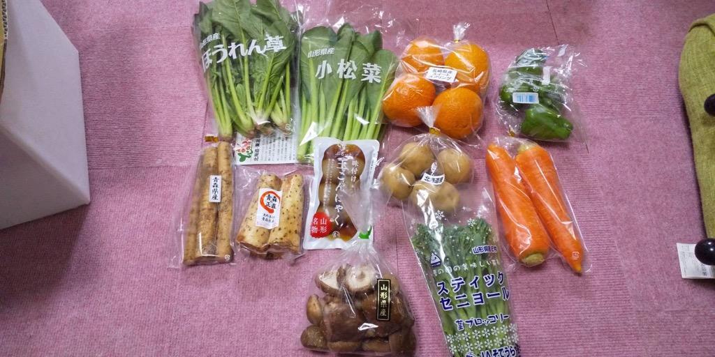 出荷中】野菜セット おまかせ A (果物1品＋野菜9種類以上保証) 旬 野菜 果物 野菜詰合せ 家庭用 食品 グルメ 山形県 産地直送 送料無料  お取り寄せ :yg-zenkoku-yasai-set-a:北のデリシャス - 通販 - Yahoo!ショッピング