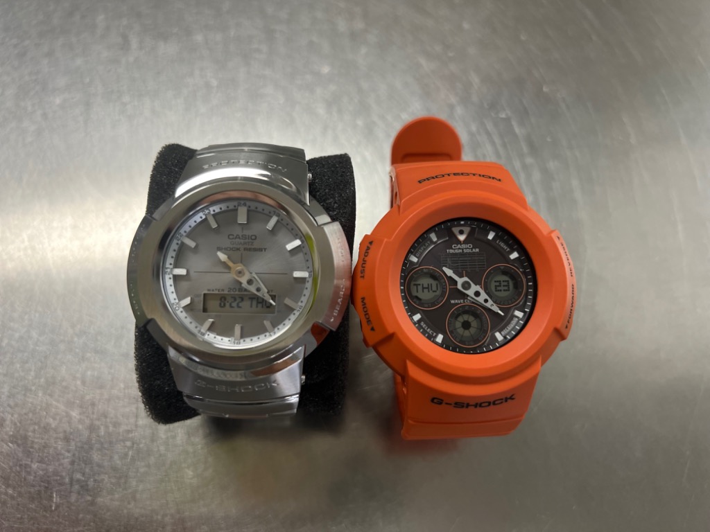 G-SHOCK AWM-500D-1A8 電波ソーラー フルメタル Gショック